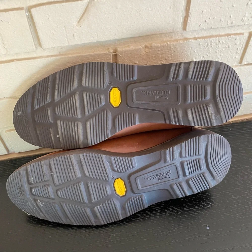 Samuel Hubbard Mens 12 M Ivy Legend Penny Loafer Tan Leather Vibram Sole Comfort